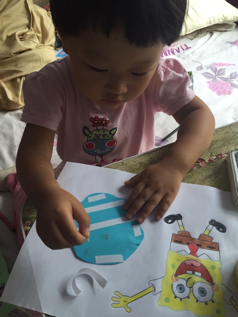 豆豆二班：中秋节亲子活动